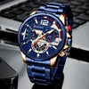 Reloj Curren Chrono Acero Blue (47mm)