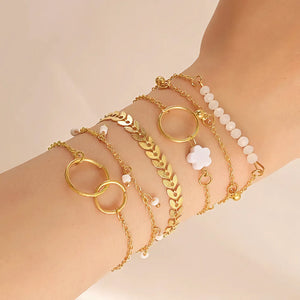 Set de 6 Pulseras Infinity